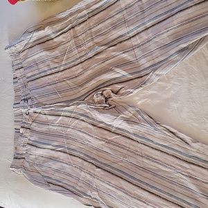 JNY striped linen pants